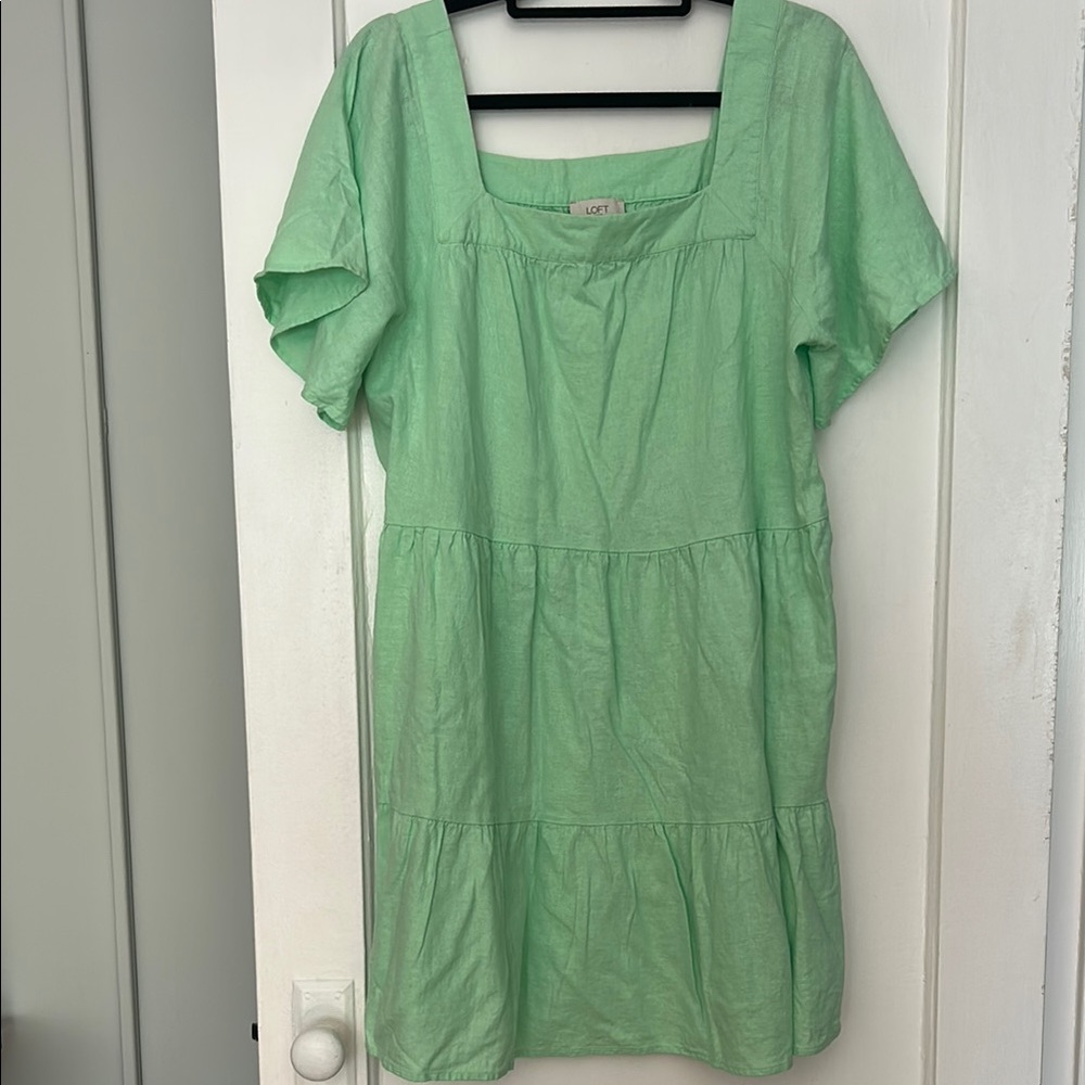 LOFT Green Dress
